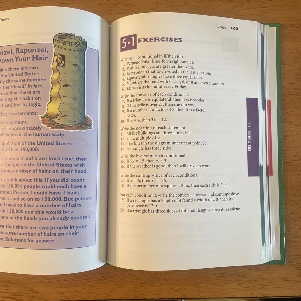 Quick Review Math Handbook: Hot Words, Hot Topics Book 3 Homeschool Middle High